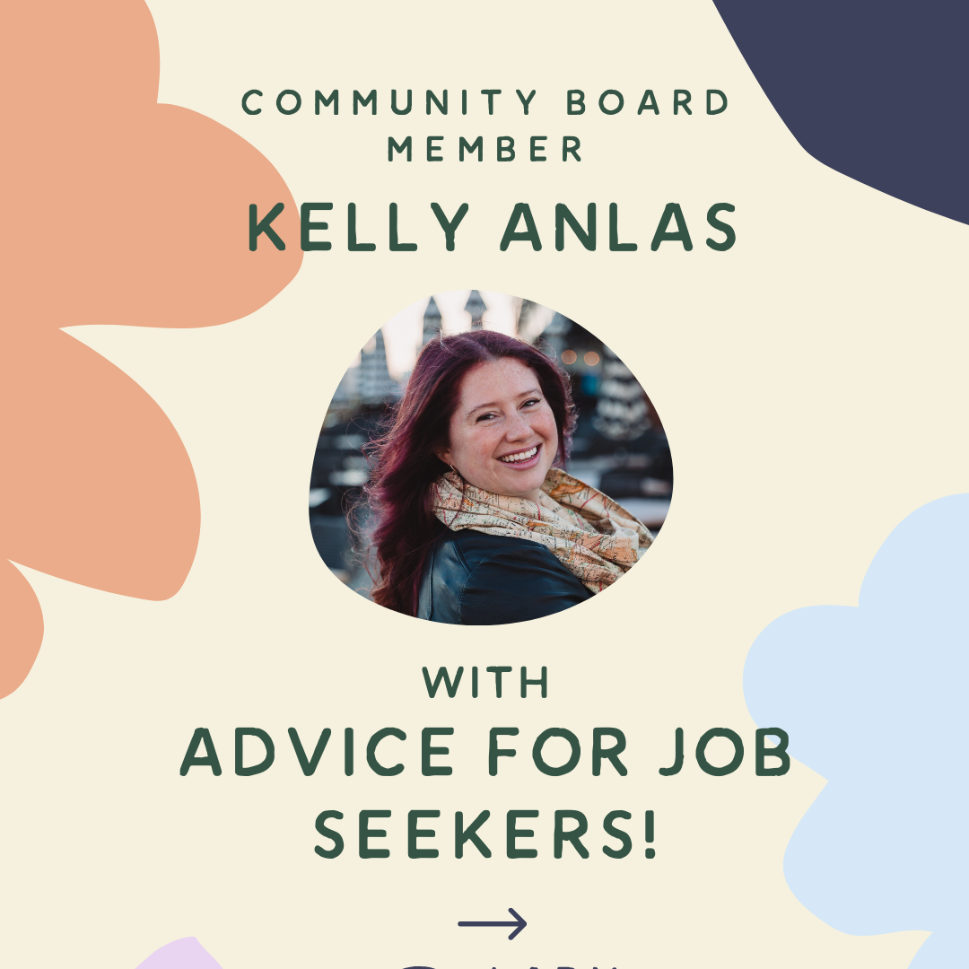 Kelly Anlas with advice for job seekers